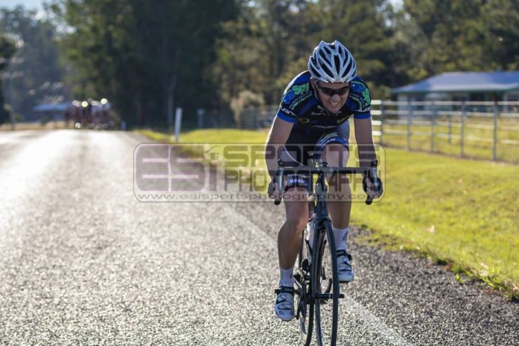 Dean Davidson working hard in B